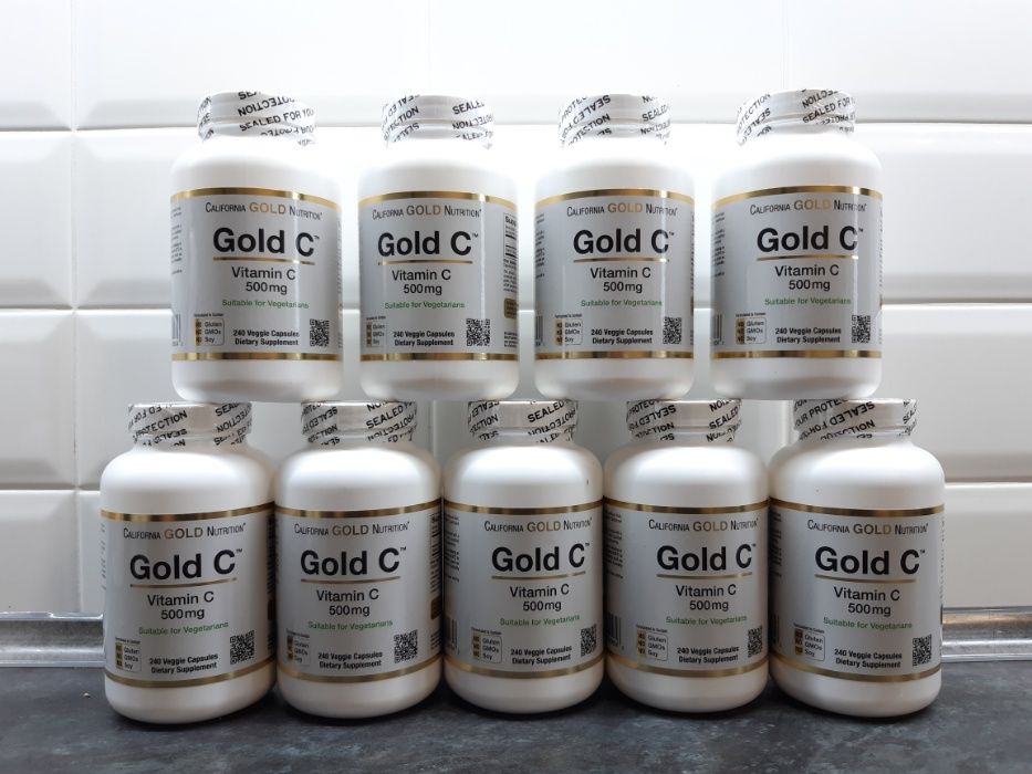 CGN, Gold C-500 (240 капс. по 500 мг), витамин С, vitamin C, вітамін С
