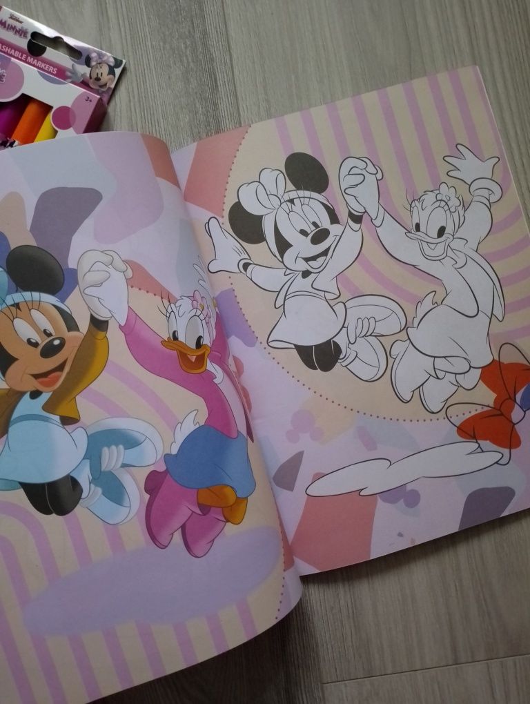 Minnie Mouse kolorowanka Multicolor+markery