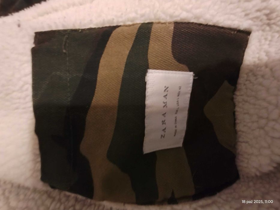 Kurtka męska militarne myśliwska moro Zara XL