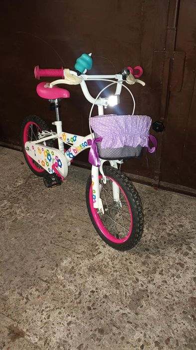 Rowerek 16 cali dla dziewczynki.