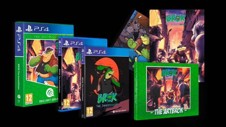 Brok investigator  Deluxe PS4  PL Ex.999 Red Art Games Limitowana