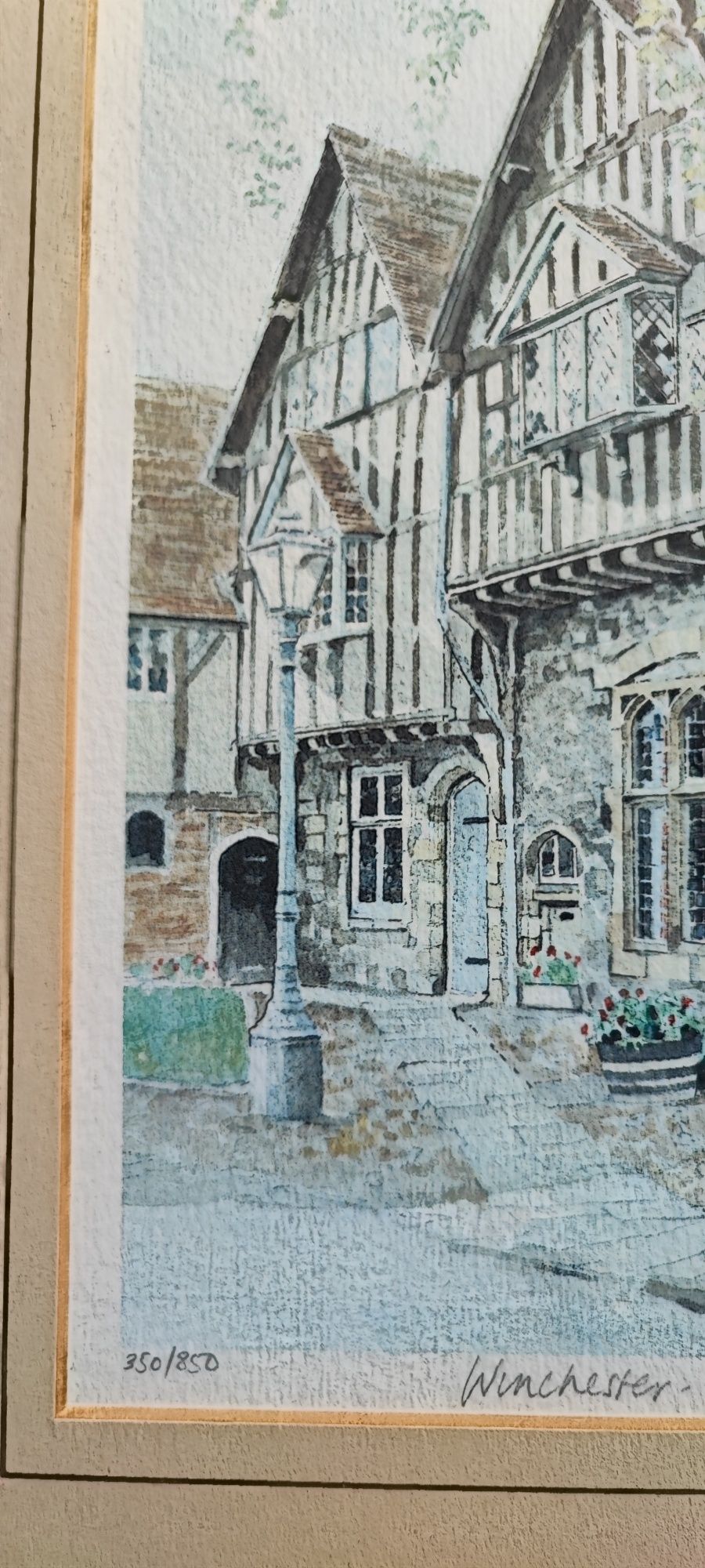 Limitowana grafika „Winchester – Cheyne Court” | nr 350/850 |