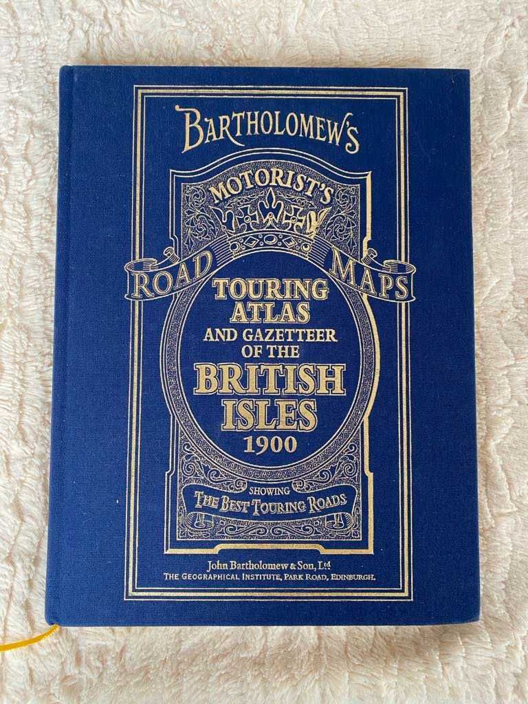 Atlas turystyczny Bartłomieja i Gazetter wysp brytyjskich 1900