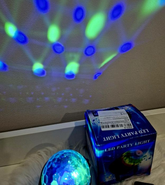 Bola luz led RGB