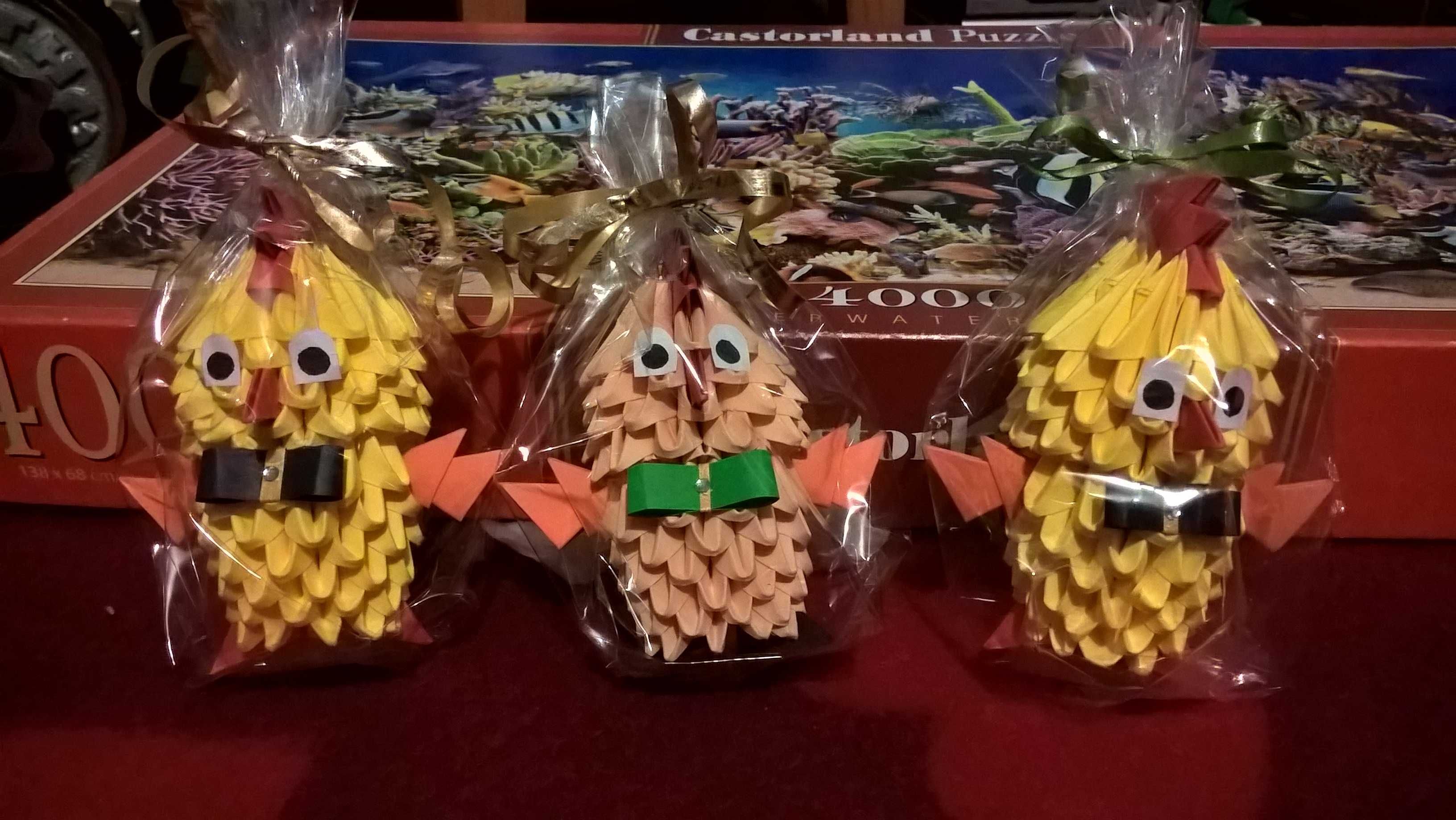 słodkie KURCZACZKI origami- ozdoba, prezent, upominek! (rękodzięło)