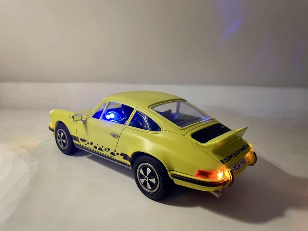 Auto Playmobil 70923 Porsche 911 Carrera RS swiatla custom