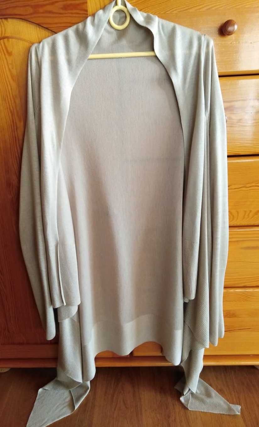 Cienki sweter/wdzianko beżowe, Orsay, rozmiar M/38