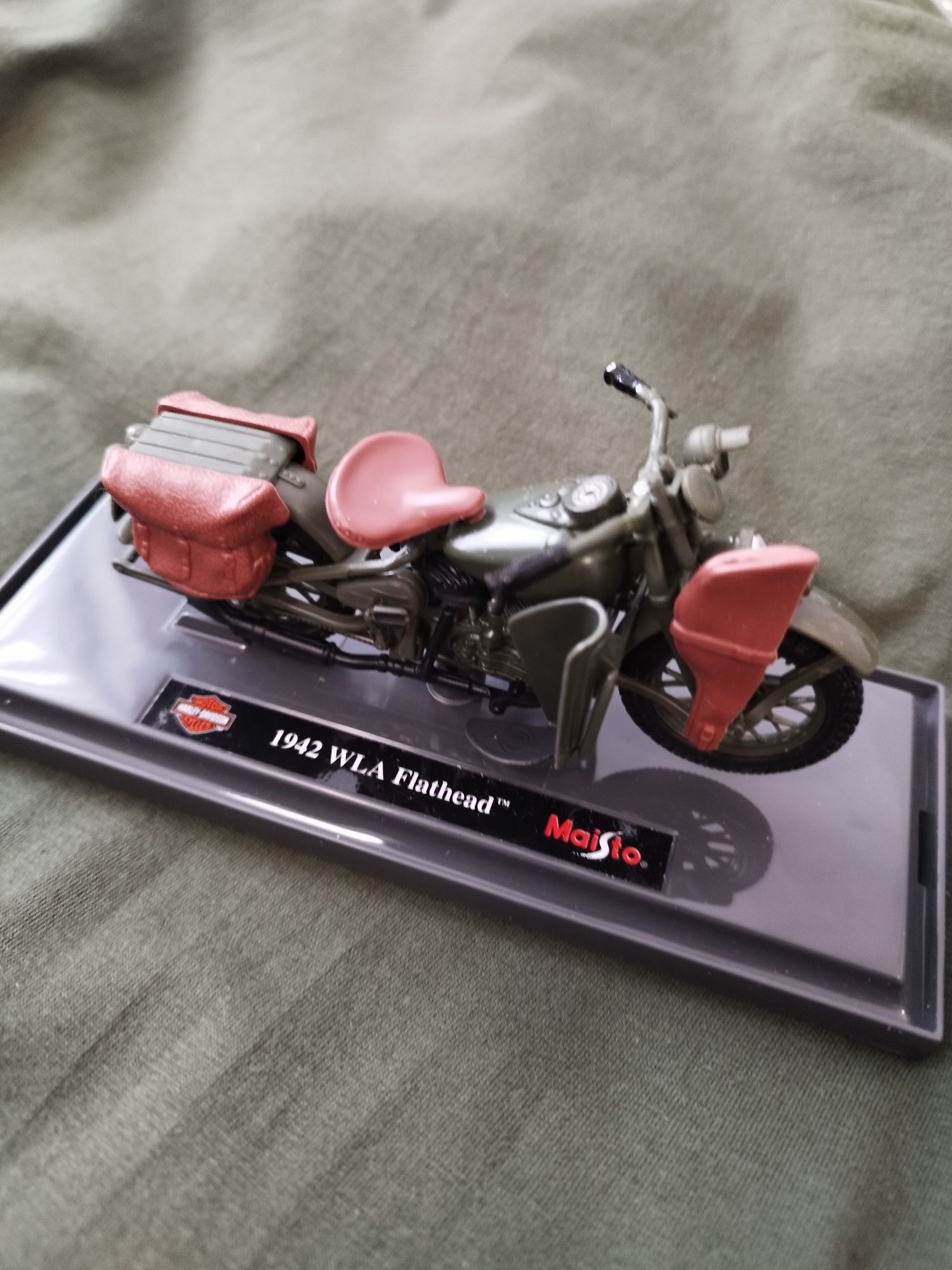Motocykl wojskowy. US army. II wojna światowa.