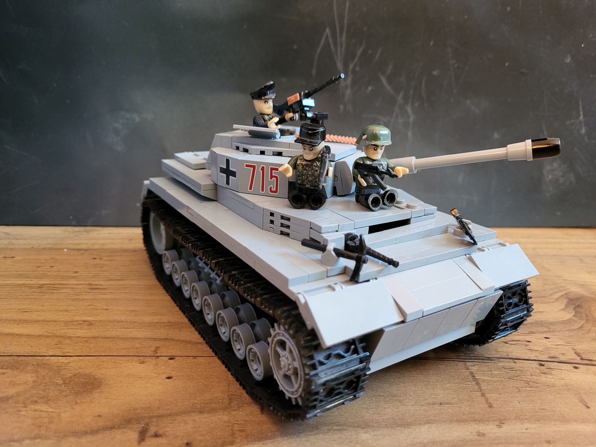 Czołg Cobi Panzer IV Ausf F1/G/H 3 in 1 WW2 Small Army
