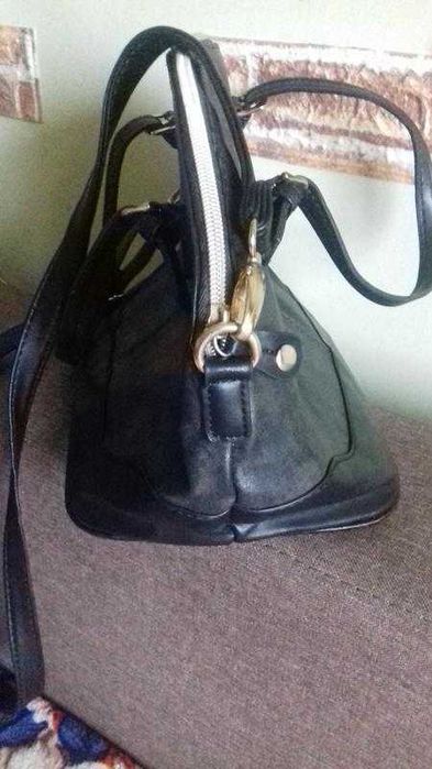 сумка кож-зам на длиной ручке