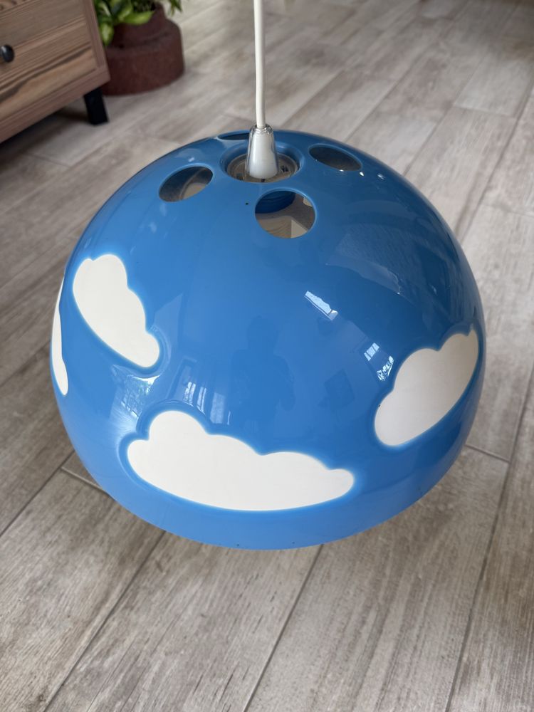 Lampa chmurka blekitna ikea
