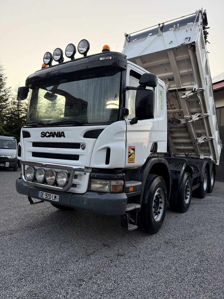 Scania P360 Rok 2008  8x4 MEILLER Wywrotka Sprowadzona Z Francji
