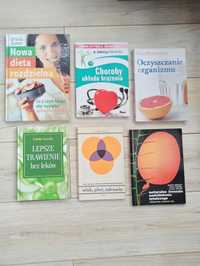 Zestaw 6 książek zdrowie dieta oczyszczanie trawienie serce ciśnienie
