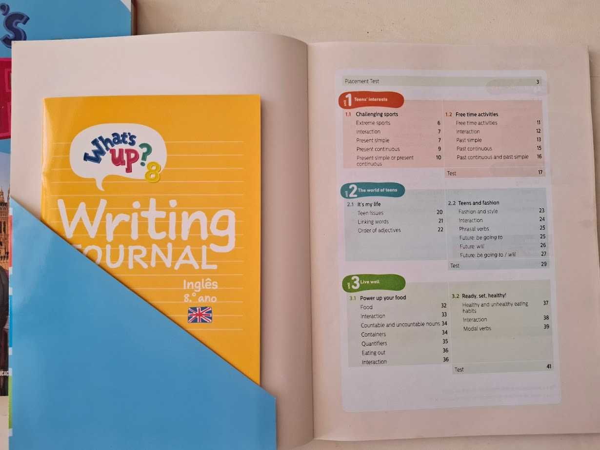 Caderno de Atividades Inglês 8 ano "What's Up?" - NOVO