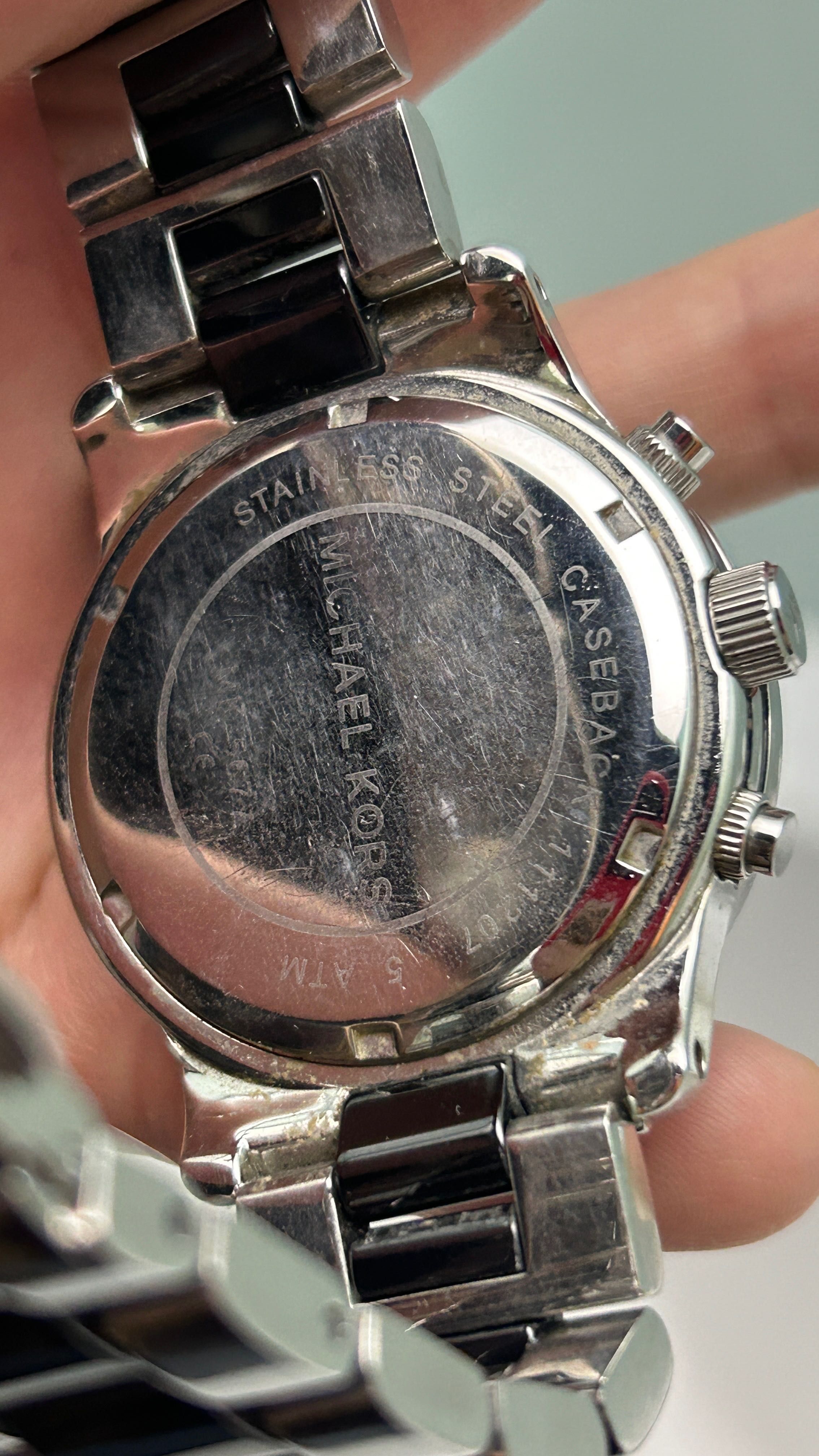Годинник жіночий Michael Kors оригінал сріблясто-чорні кераміка MK5677