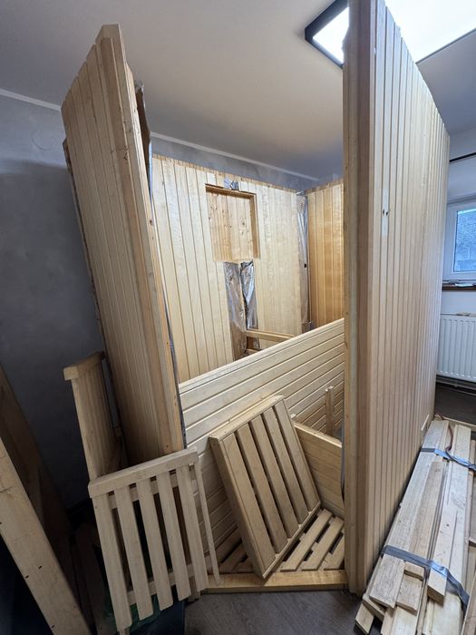 Sauna fińska wewnetrzna 120x210