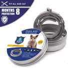Coleira para gato anti pulgas, carraças, mosquitos