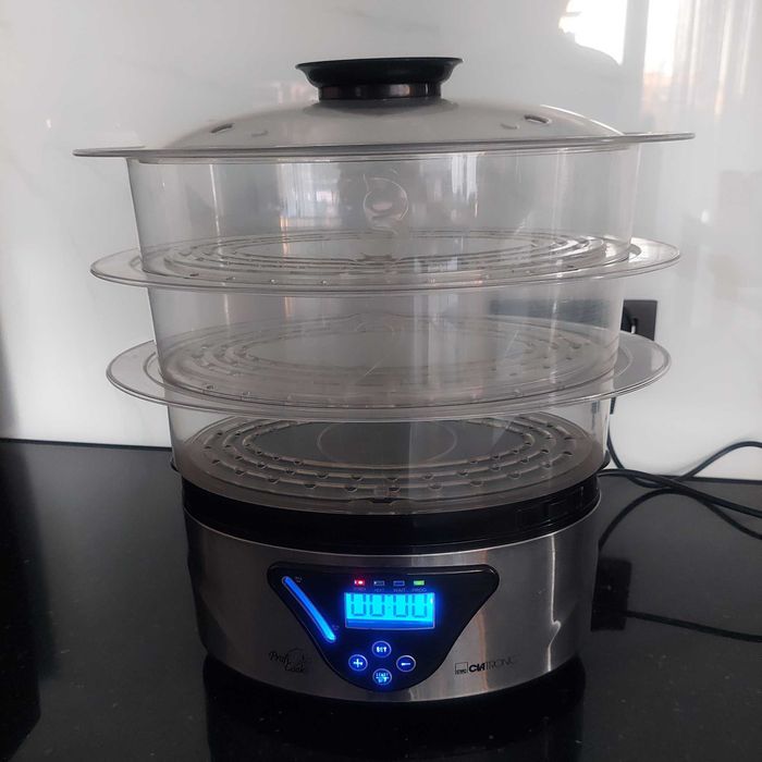 Parowar Clatronic DG3271 - mało używany, 1 wł, bez uszkodzeń