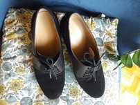 Botki eleganckie szpilki Nine West skórzane nubukowe 39 promocja!