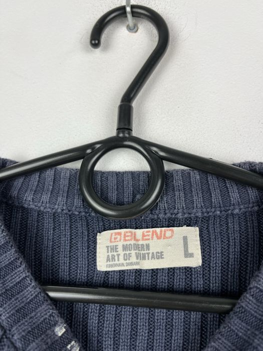 Granatowa bluza Blend rozmiar L fit M longsleeve sweter goth opium