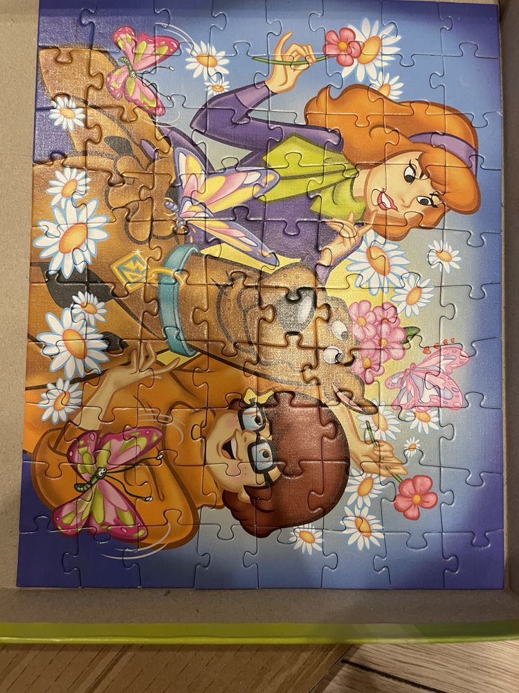 Puzle Puzzle Scooby Doo 4 w 1 3d (brakuje gry karcianej)