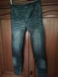 legginsy imitacja jeansu
