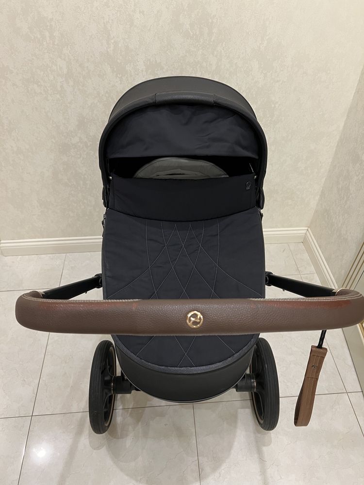 Коляска 2 в 1 Cybex Priam Patinum, rose gold