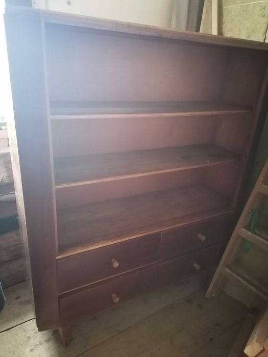 regał biblioteczka z szufladami, pojemna