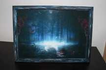 Dark fantasy / obrazki / obrazy/ Wydruk cyfrowy A4 drewniana ramka