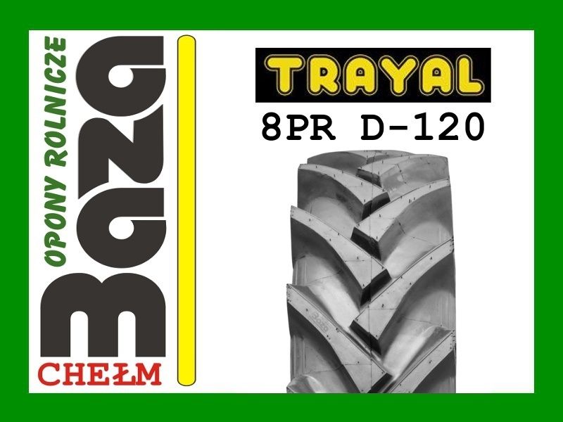 BAZĄ Opona 12.4-28 Trayal 8PR C330 Mocna Gruba + Tani Kurier OKAZJA !