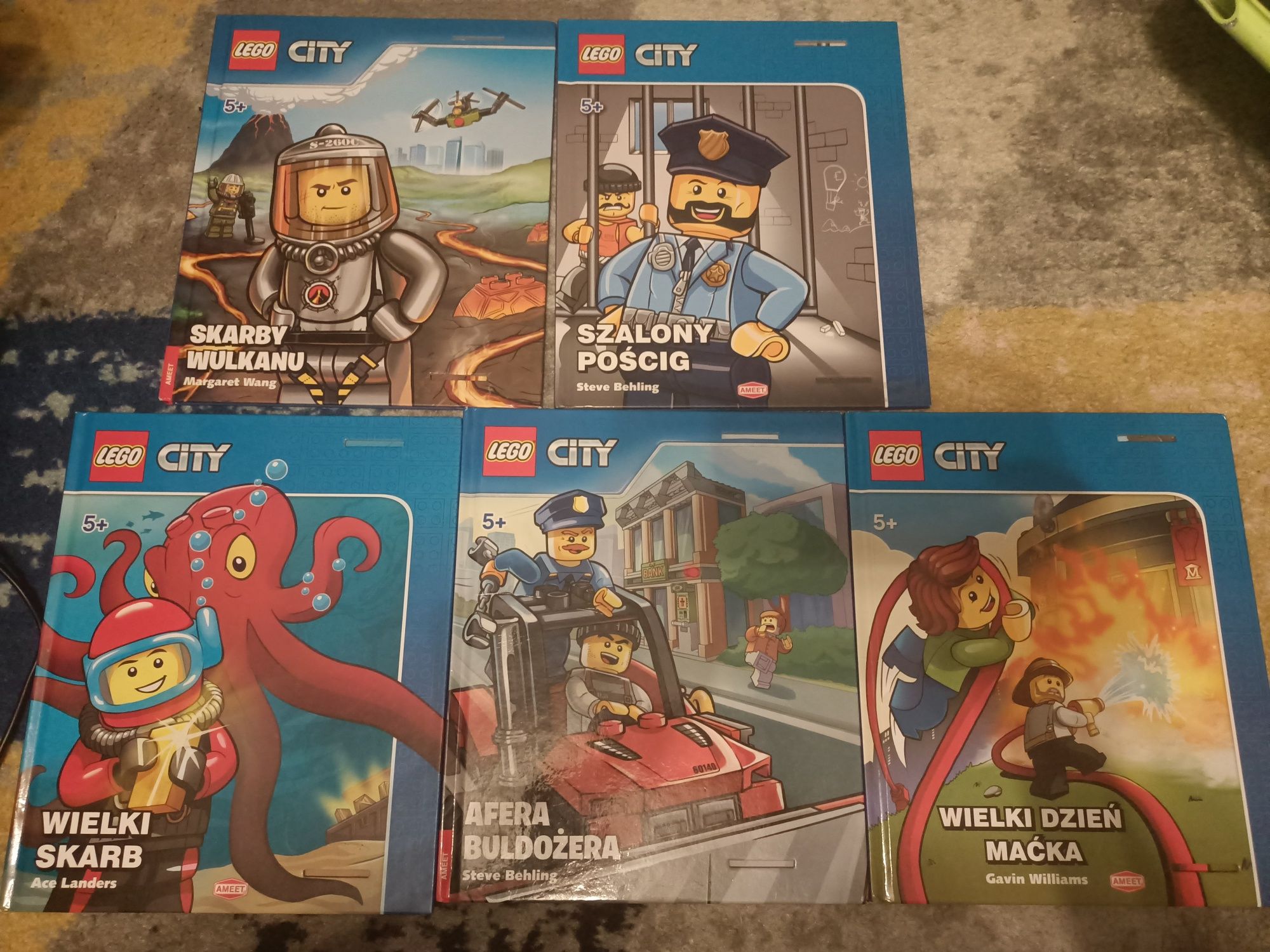 LEGO książki zestaw  5 sztuk