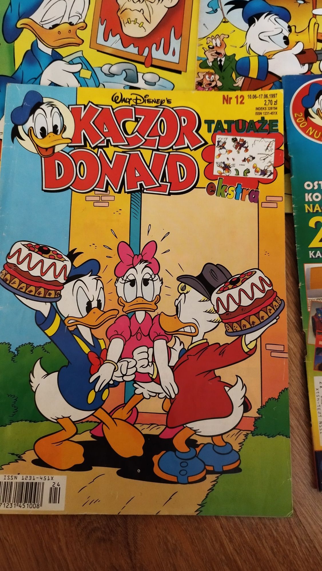Komiksy Walt Disney Kaczor Donald 1997 rok