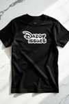 Męska Czarna Koszulka M Czarny Tshirt Daddy Issues