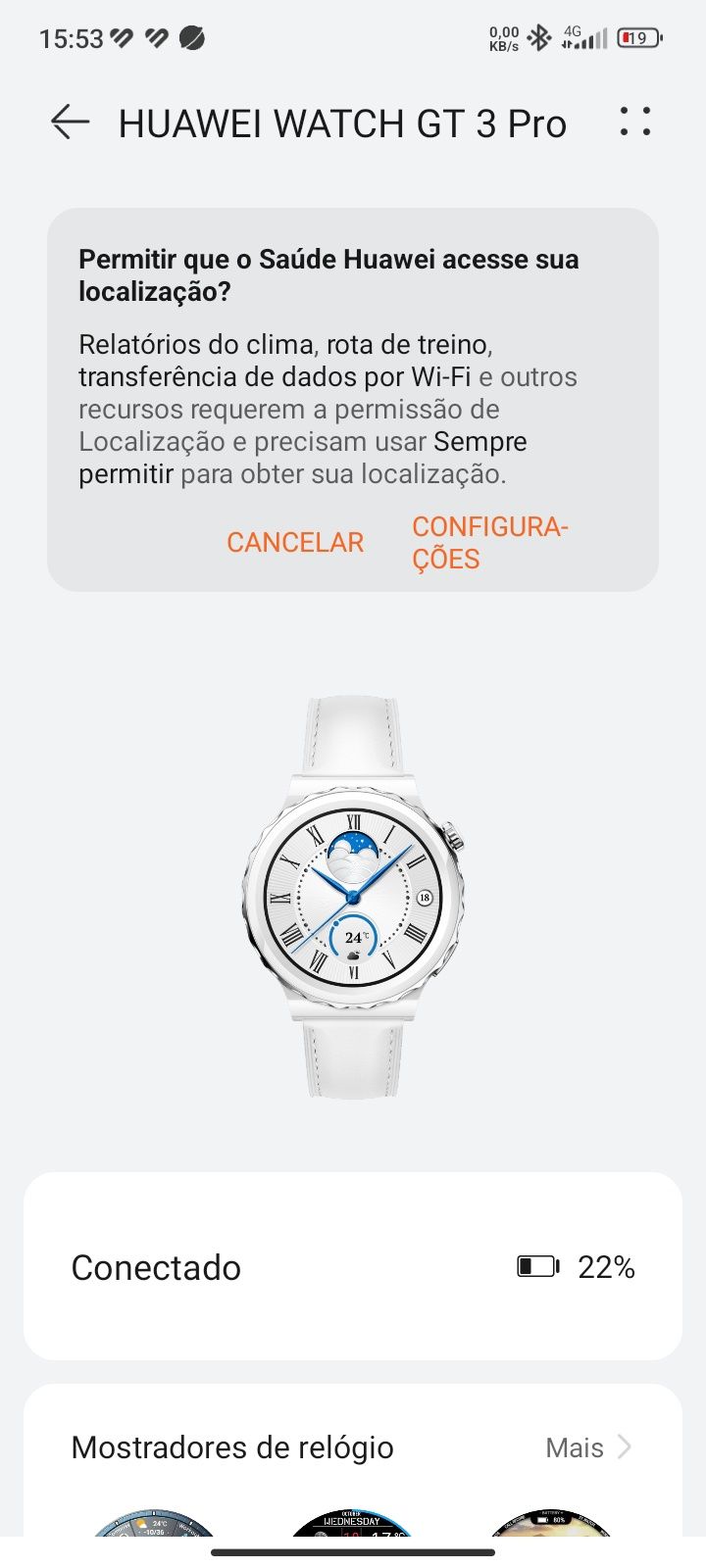 Huawei Watch GT 3 Pro cerâmic