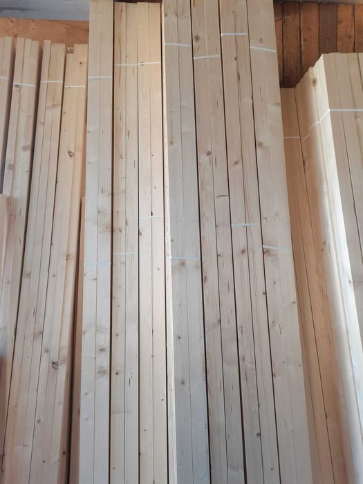 Kantówka 5x5 sucha, strugana, łata świerkowa deska tarasowa podbitka