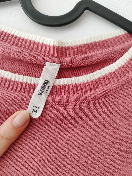 różowy sweterek damski