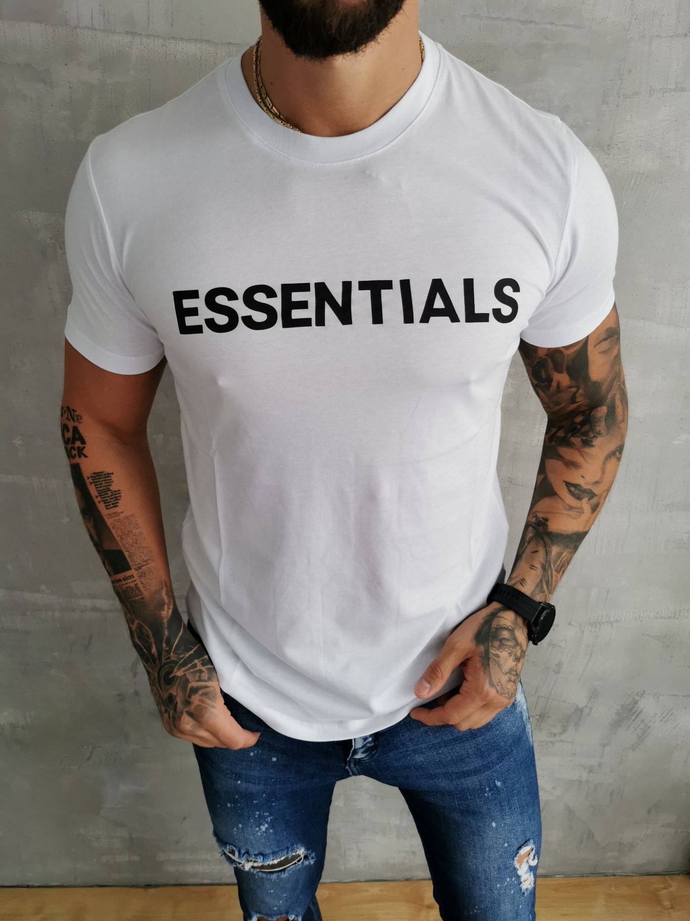 Essentials koszulka męska t-shirt M, L, 3XL