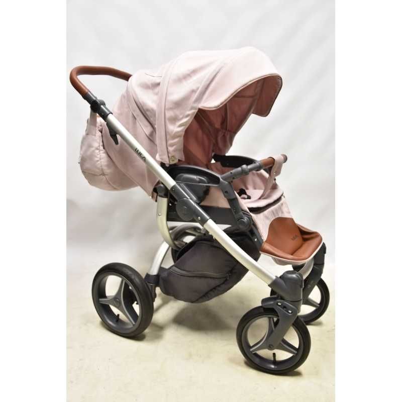 Bebetto Luca 3w1 z Cybex Aton 5 0-13kg - BARDZO ZADBANY! Pudrowy róż!