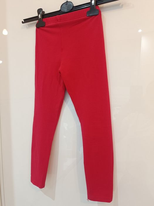 Getry czerwone leginsy r.116