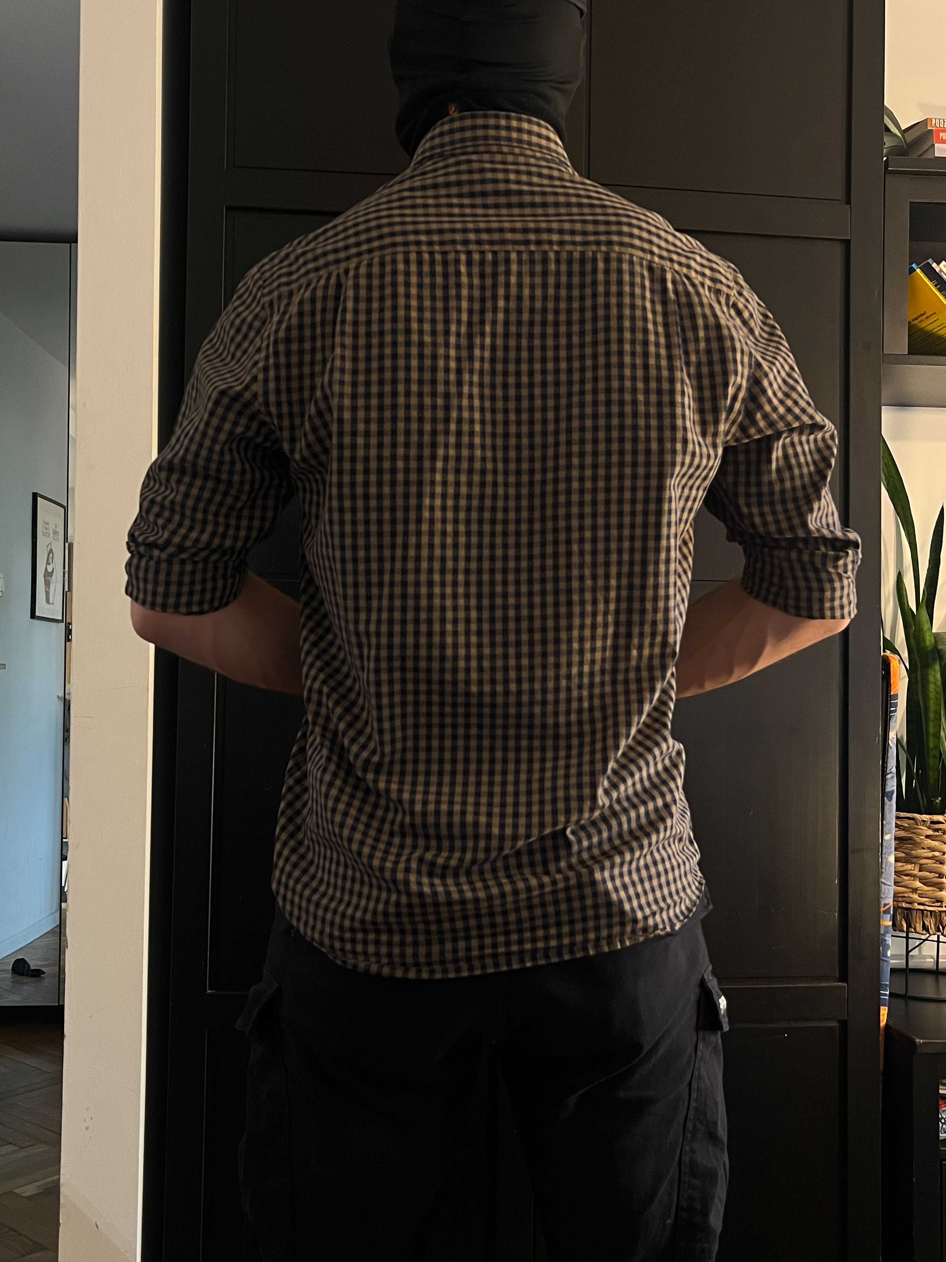 Koszula button down w kratke r. "M" 91-102cm