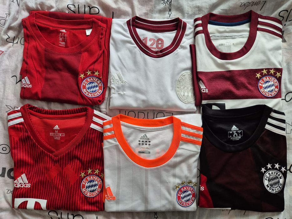 Zestaw 6 koszulek Bayern Munchen