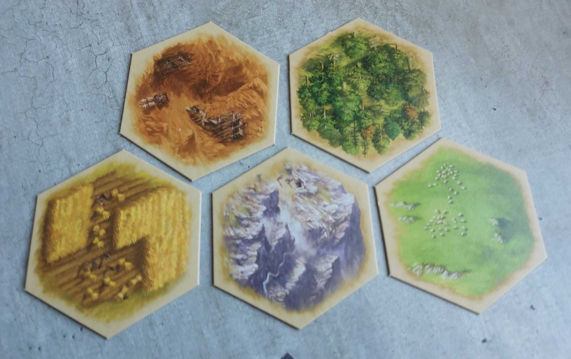 Catan pole lądu oryginalne elementy na sztuki