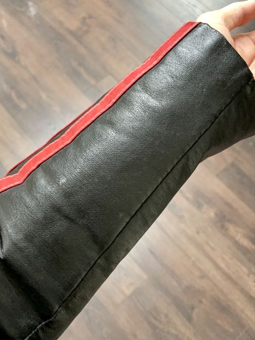 Шкіряна косуха з полосками