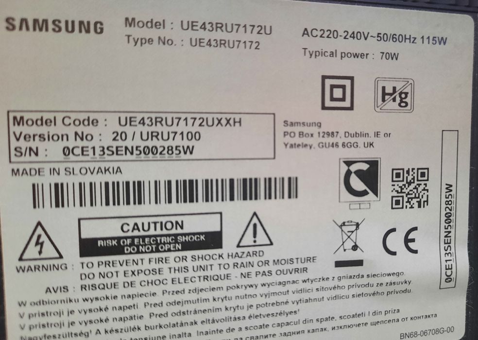 Telewizor Samsung 43 cale smart tv