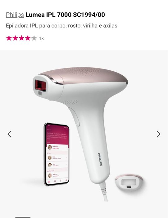 Philips lumeas maquina epilaçao a lazer