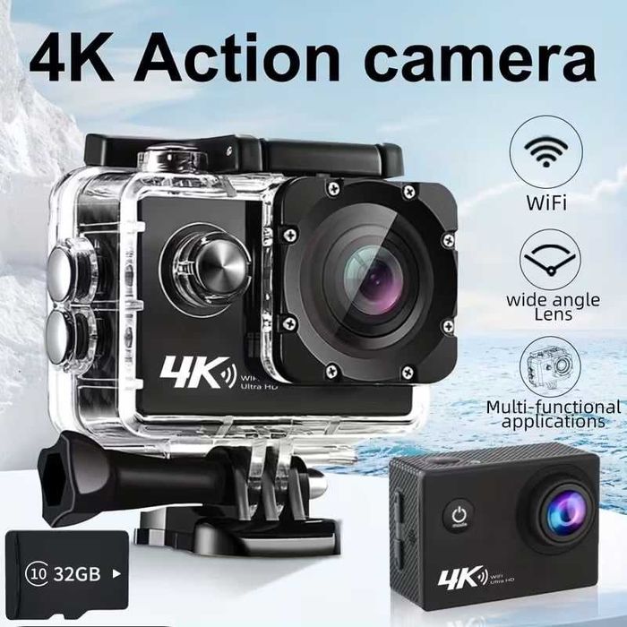 Nowa kamerka sportowa 4K + akcesoria