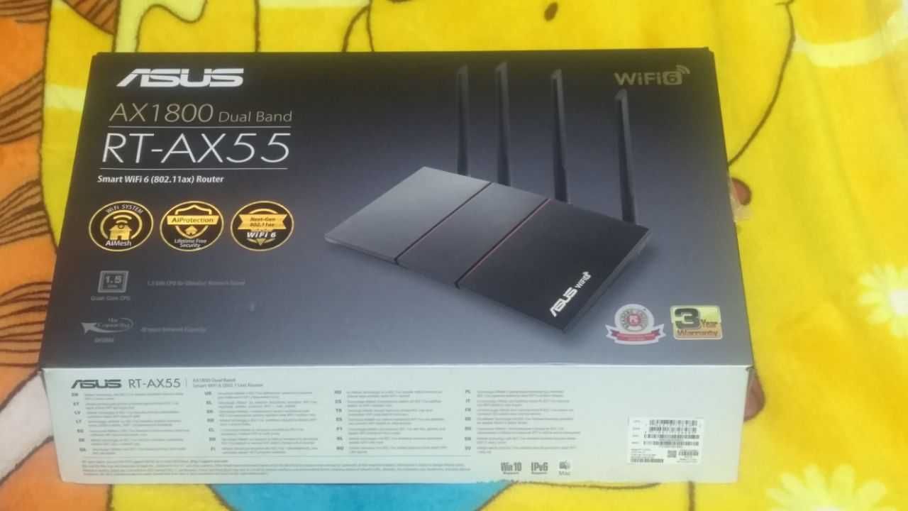 Интернет - Маршрутизатор Asus RT-AX55