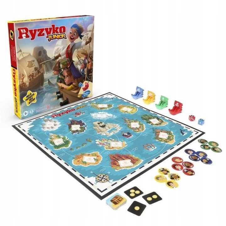 Hasbro Risk Junior - Strategiczna gra planszowa dla dzieci NIEMIECKA