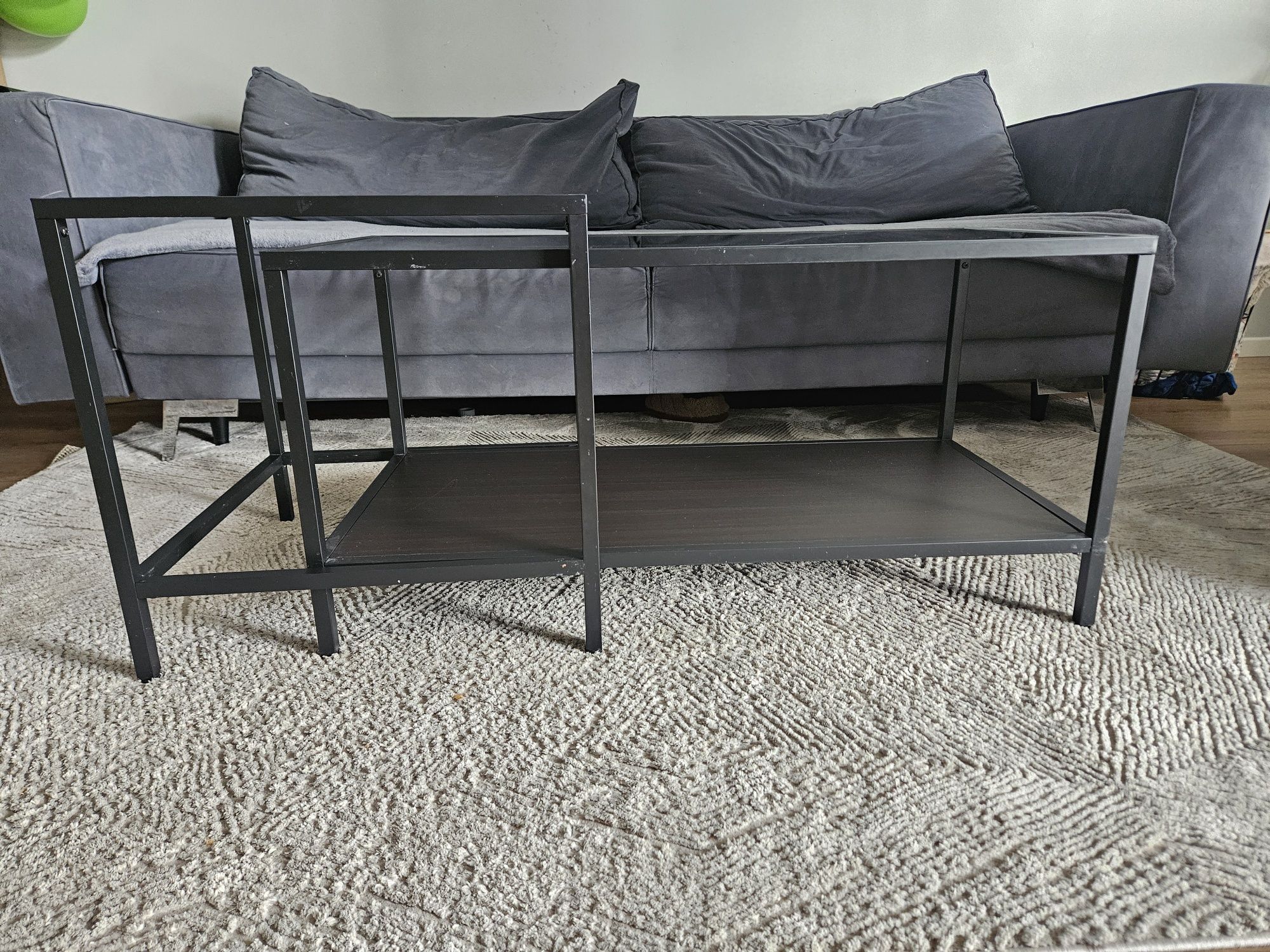 Stolik kawowy czarny Ikea VITSSJÖ