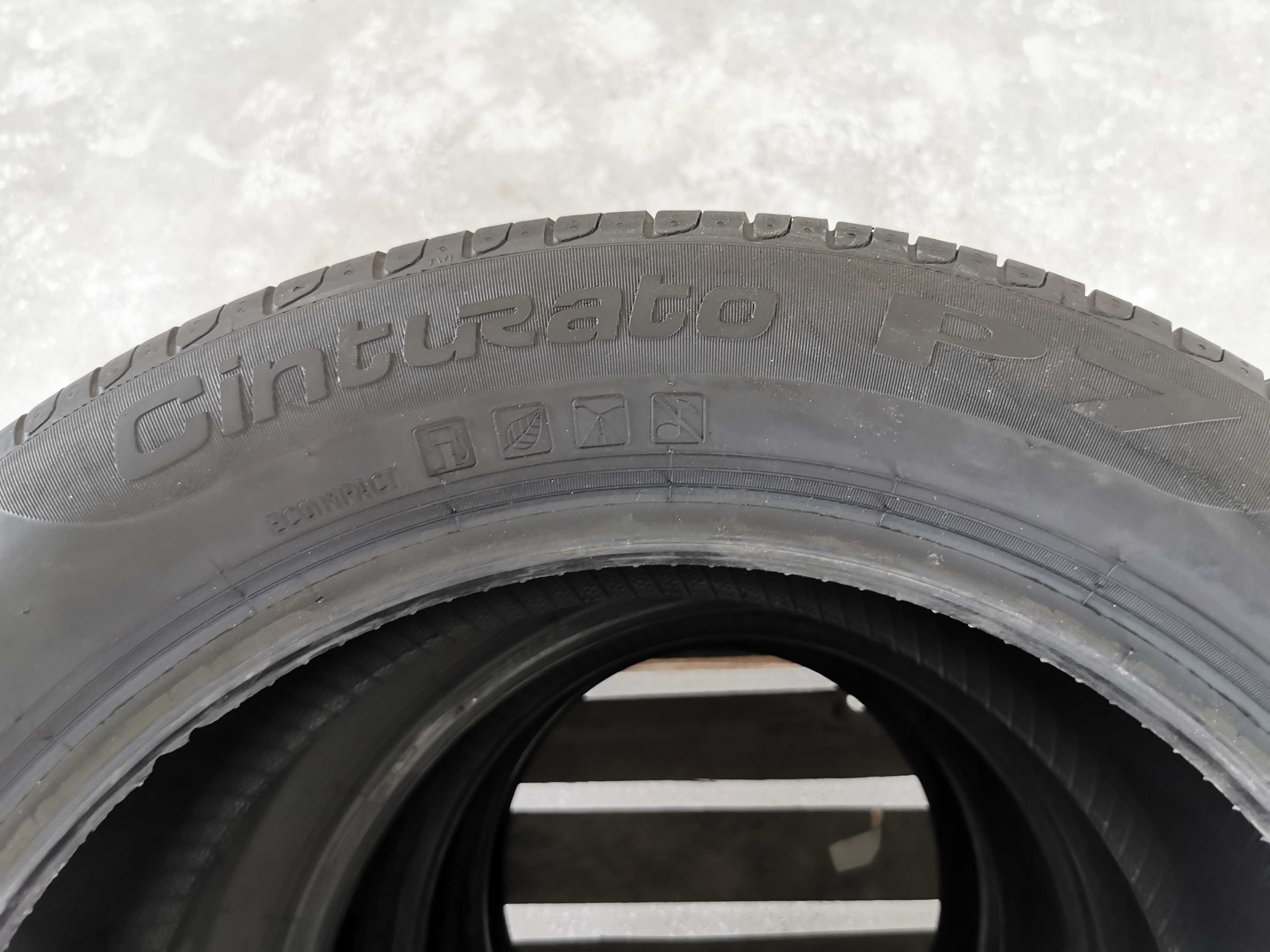 Opony letnie PIRELLI CINTURATO 205/55 R17 Używane- Bardzo dobry stan